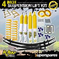 100mm Raw Nitro Max Shock Suspension Lift Kit for Toyota Hilux KUN26 GGN25