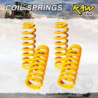 Front + Rear 50mm Lift RAW 4x4 Coil Springs for Dodge Ram DS 1500 12-19