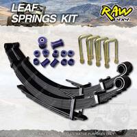 Raw 4x4 Rear 40mm Lift Medium Duty Leaf Springs Kit for Nissan Navara D40