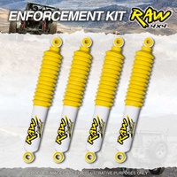 F + R 50mm RAW 4x4 Nitro Max Shock Absorbers for Toyota Fortuner KUN51 TGN51