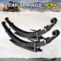 2x Rear RAW 4x4 45mm Comfort Load Leaf Springs for Toyota Hilux Revo GUN 125 126