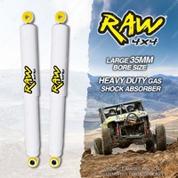 2 Front 50mm Lift RAW 4x4 Nitro Shock Absorbers for Toyota Landcruiser 70 Series
