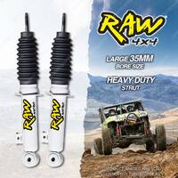 2 x Front 50mm Lift RAW 4x4 Nitro Shock Absorbers for Ford Ranger PX 2011-2018