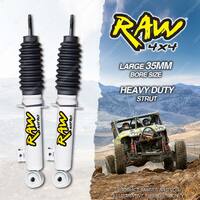 2 x Front 50mm RAW 4x4 Nitro Shock Absorbers for Foton Tunland Ute Dual Cab
