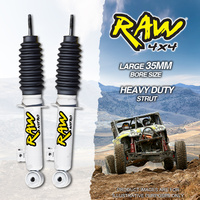 2 x Front 50mm Lift RAW 4x4 Nitro Shock Absorbers for Mazda BT50 Ute Dual Cab