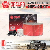 Sakura 4WD Filter Service Kit for Lexus Lx470 UZJ100R 2UZ-FE 8Cyl 4.7L Petrol NA