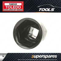 1 piece of Toledo Oil Filter Cup Wrench - 66mm 6 Flutes Alloy steel - Black
