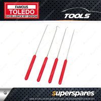 1 set of 4 pcs Toledo Extra Long Stainless Steel Pick and Hook Set