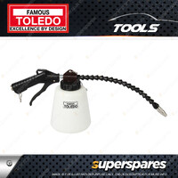 1 pc Toledo Pneumatic Flexible Head Spray Cleaning Gun - 1 Litre Hose 320mm