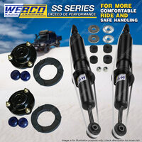 Front Shock Absorbers & Strut Mount Bearing Kit for Foton Tunland Dual Cab 12-on
