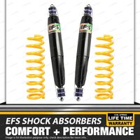 30mm Lift Kit EFS Shock + Coil Springs for SSANGYONG MUSSO 290S SPORT UTE