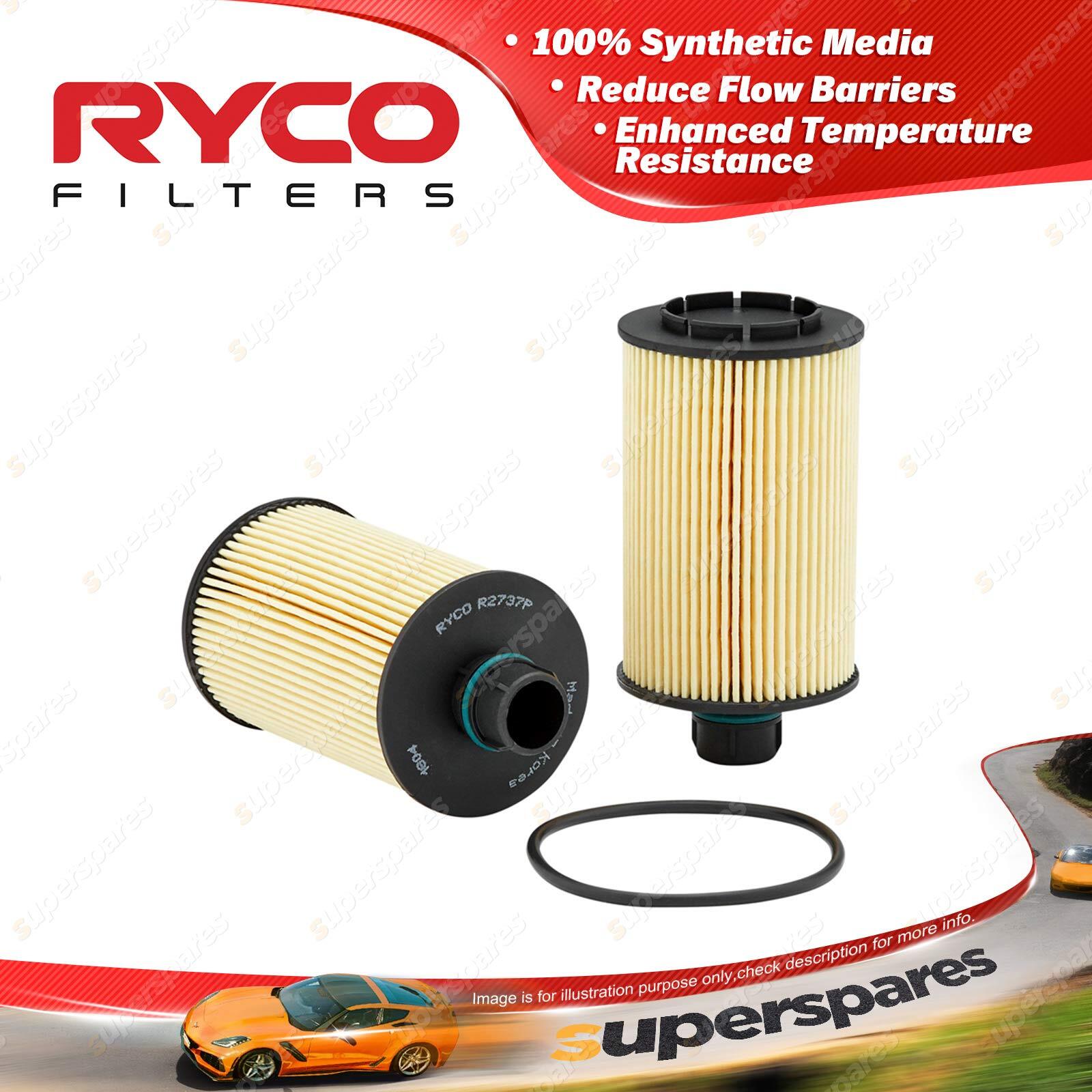 Ryco Oil Filter R2737P for Jeep Grand Cherokee WK 3.0 CRD V6 4x4 SUV 2011ON